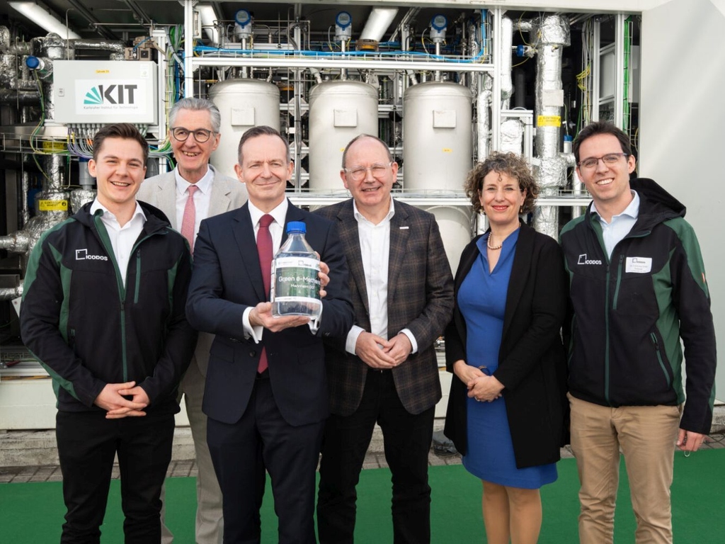 Eröffnung der Power-to-Methanol-Anlage im Klärwerk Mannheim