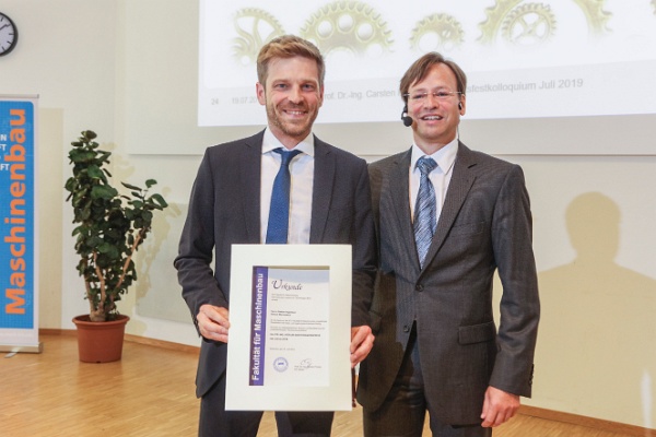 Maschinenbautag 2019 - Dr.-Ing. Willy-Höfler-Doktorandenpreis: Dr.-Ing. Simon Waczowicz