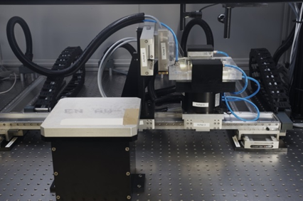 Plant for inter-layer integration of foils 